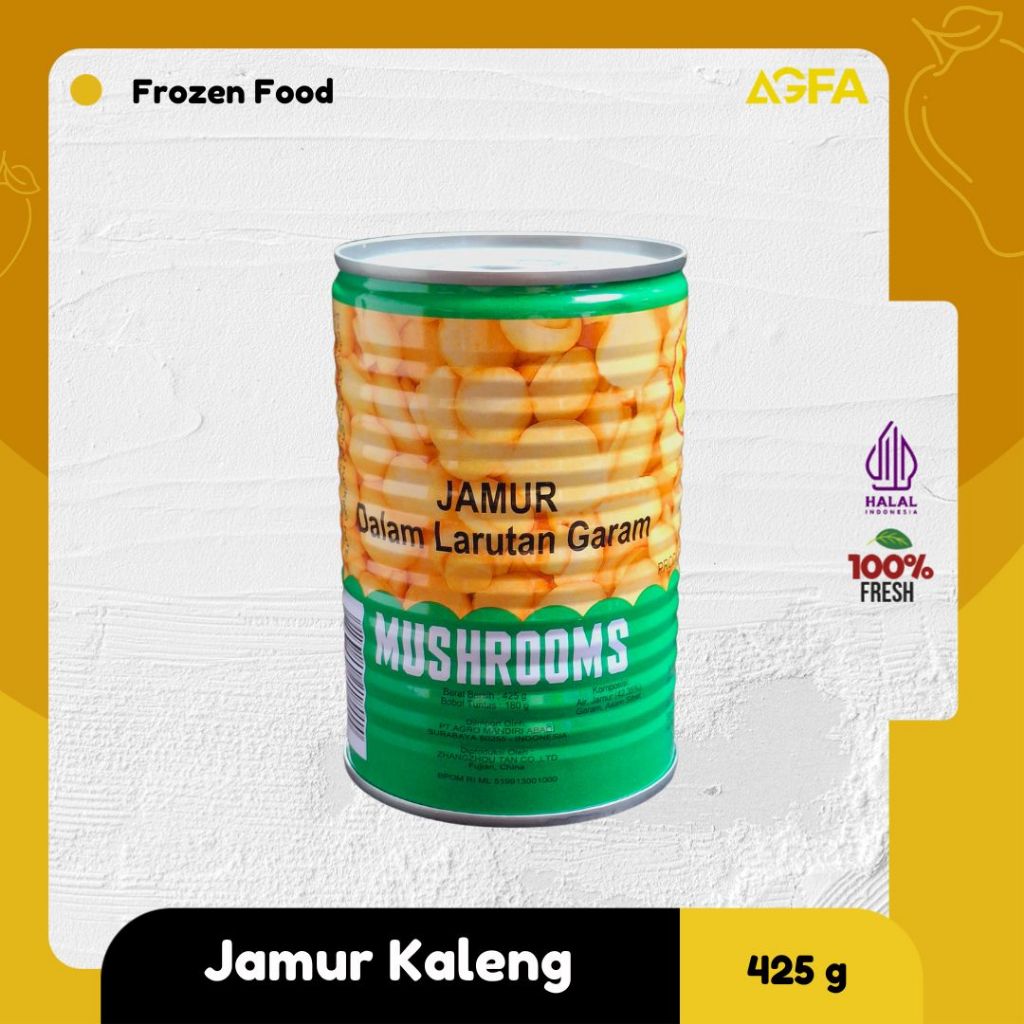 

JAMUR KANCING 1 PACK / JAMUR KANCING KALENG 425GR /JAMUR KALENG