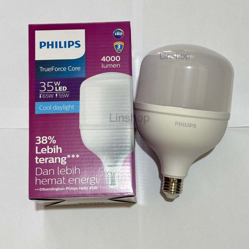 PHILIPS LAMPU TRUEFORCE LED MYCARE 35W 35 WATT (PENGGANTI 40W) PUTIH LED 35 WATT 35WATT PHILIPS