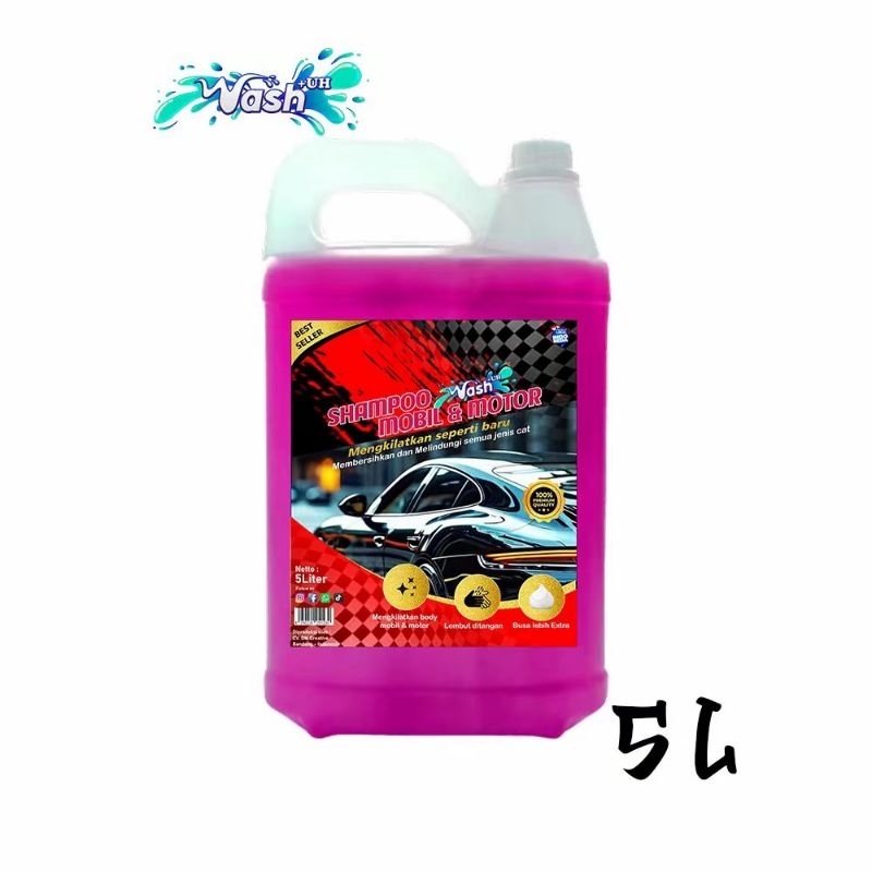 Shampoo Mobil dan Motor Busa melimpah - Varian 5L (strawberry)
