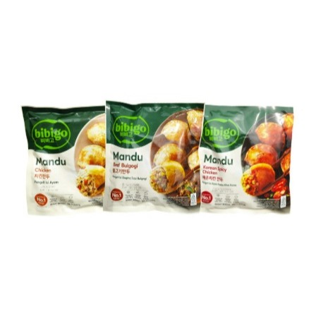 

CJ Bibigo Mandu 180GR - Chicken, Beef Bulgogi & Korean Spicy Chicken - GOSEND GRAB Only!!!