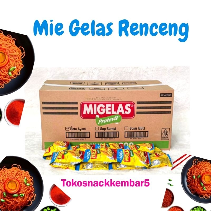 

MIGELAS renceng aneka Rasa