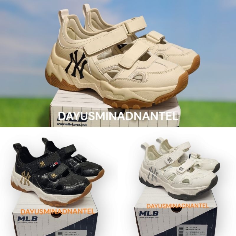 Sepatu Sandal Wanita Sneakers MLB NY YANKES / Sepatu Sandal MLB Chunky Mask NY