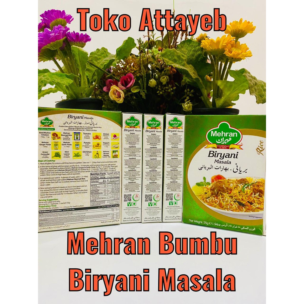 

Bumbu Mehran Nasi Briyani Paling Enak di Dunia Mehran Masala (Exp 2026)
