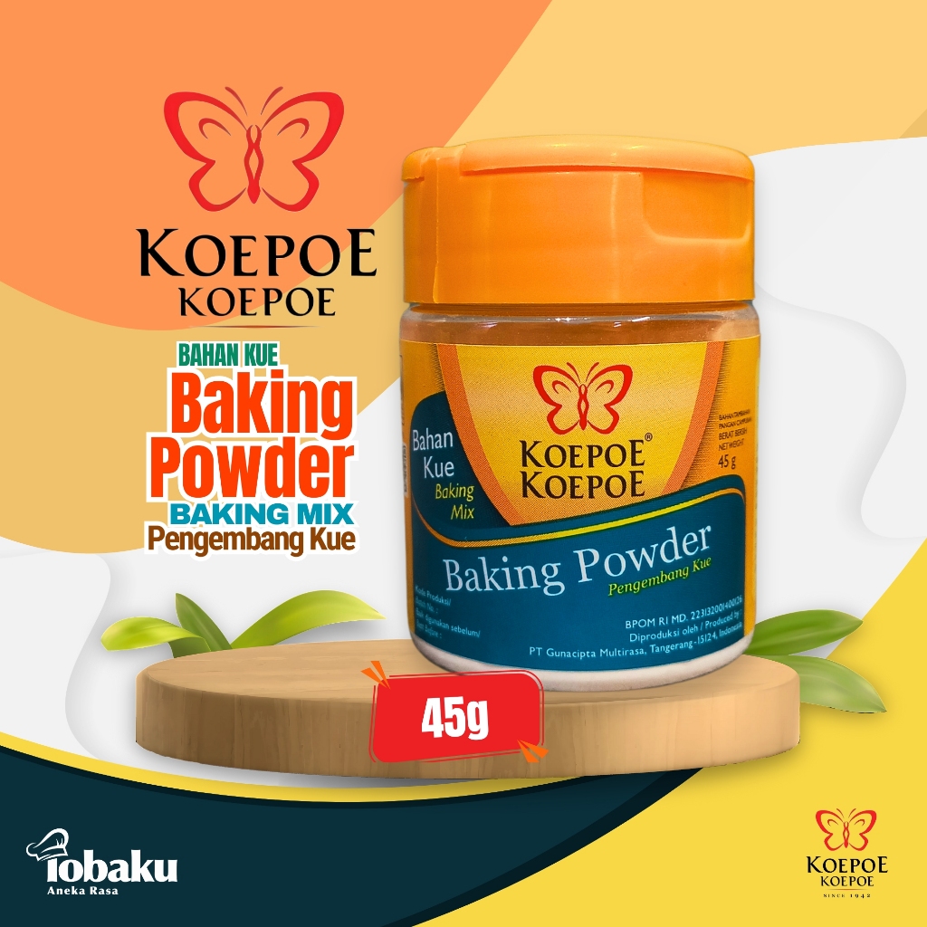 

KOEPOE KOEPOE Baking Mix Baking Powder - Pengembang Kue 45g