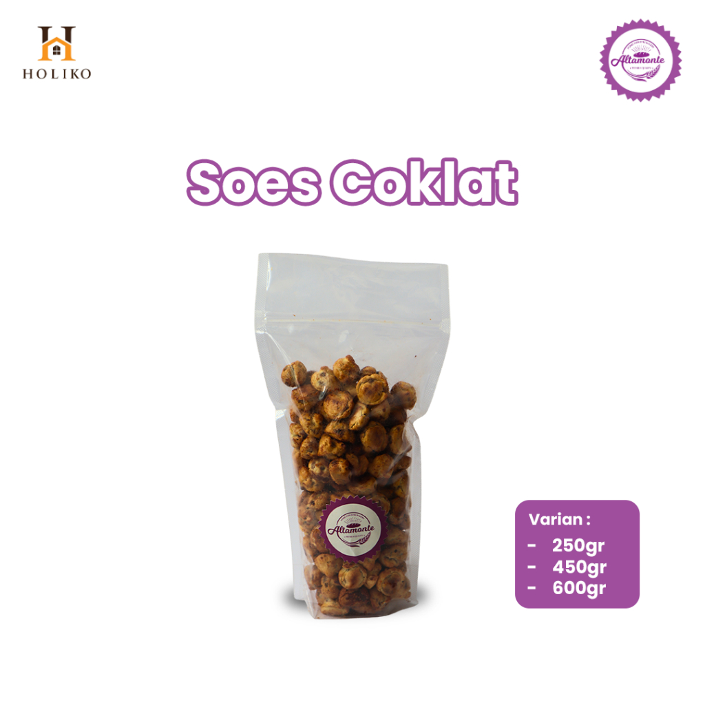 

HOLIKO - Kue Kering Soes Coklat Uk 200GR, 450GR, 600GR Altamonte