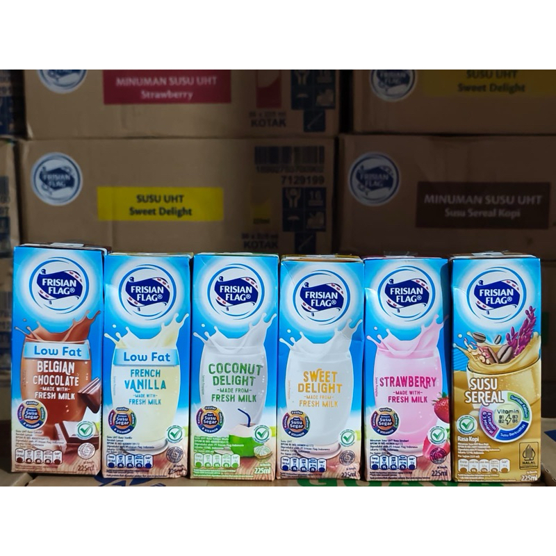 

Frisian Flag Purefarm UHT Susu Cair 225 ml - Susu Siap Minum