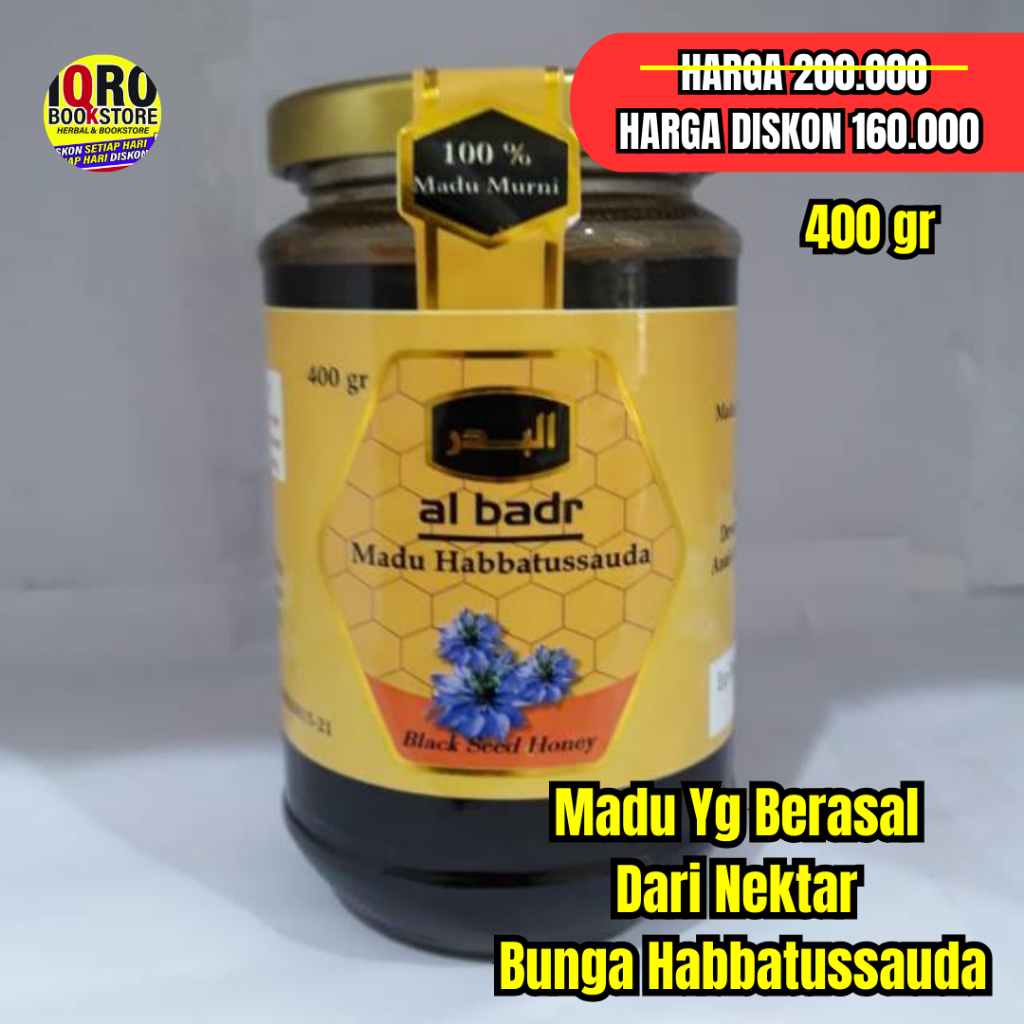 

MADU NEKTAR BUNGA HABBATUSSAUDA 400GR