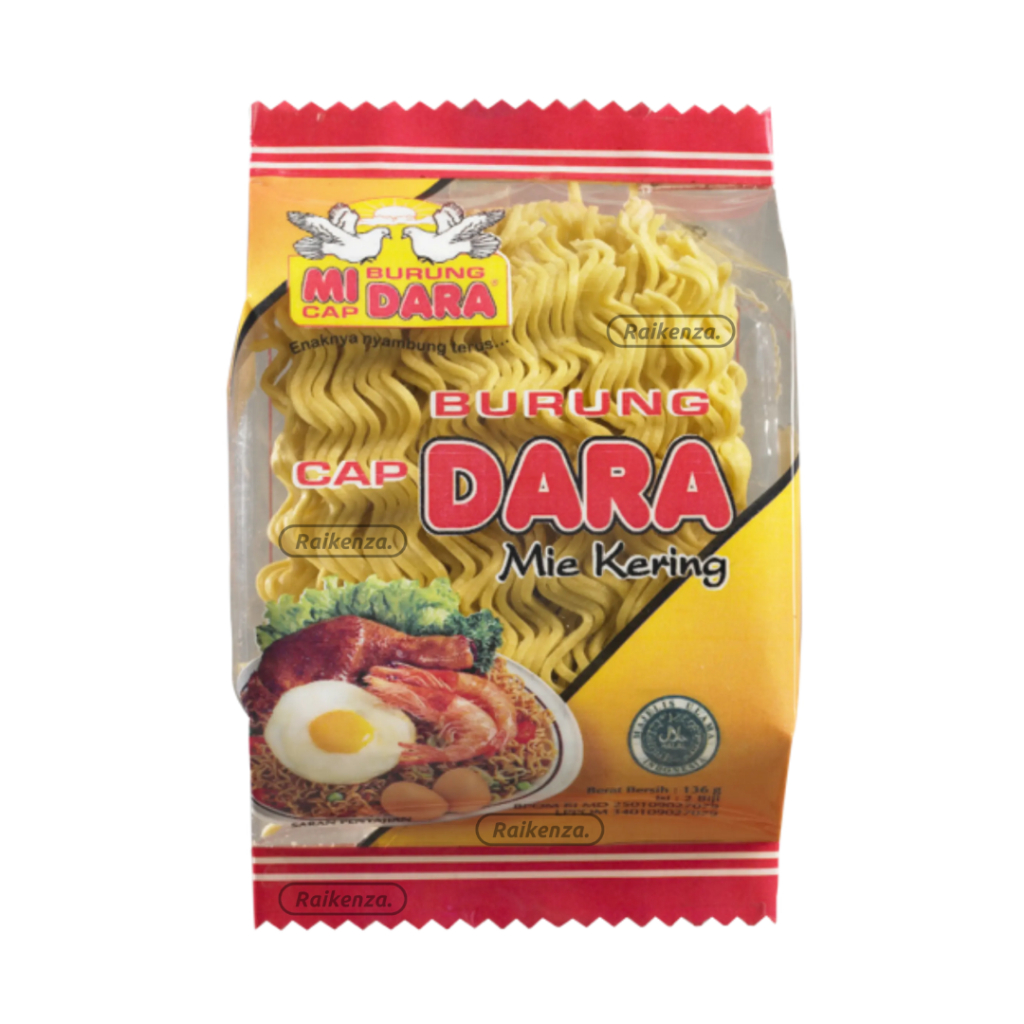 

Mie Burung Dara 136gr Mie Kering Isi 2 Keping