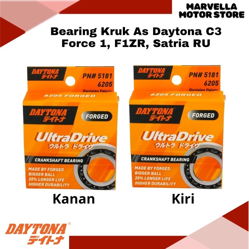 Laher Bearing Kruk As Daytona C3 F1ZR Satria RU