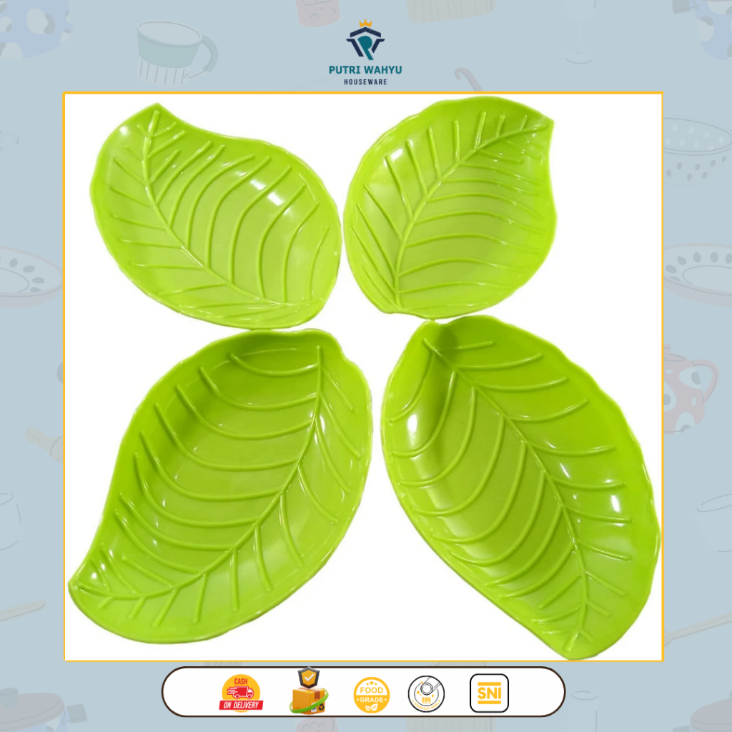 Piring Daun no 1  Merek GM & Piring Daun No 2  Merek GM
