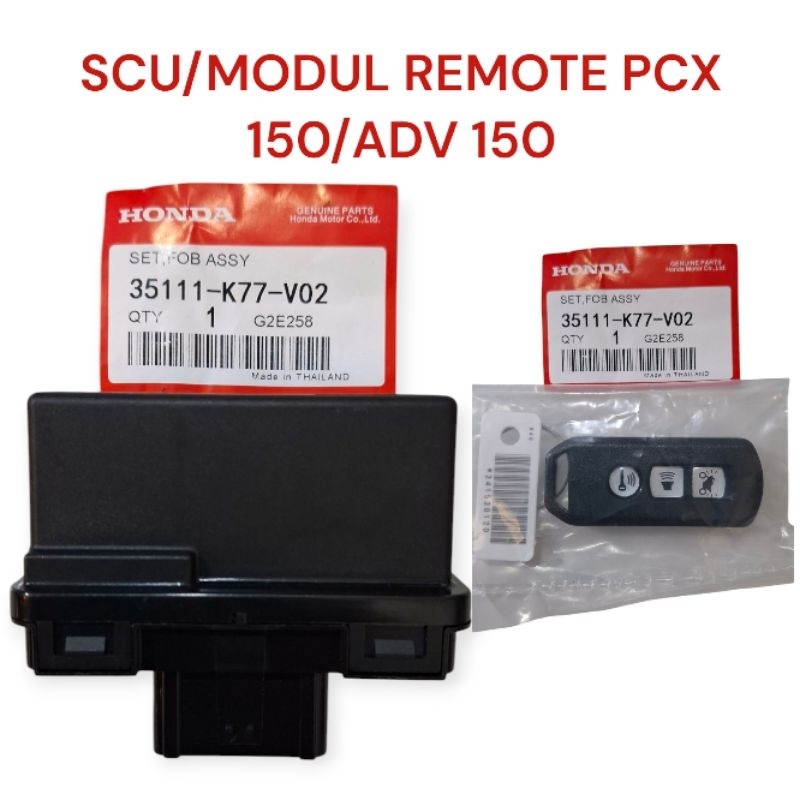 SCU SET-MODUL REMOTE HONDA PCX 150-ADV 150 TERMURAH