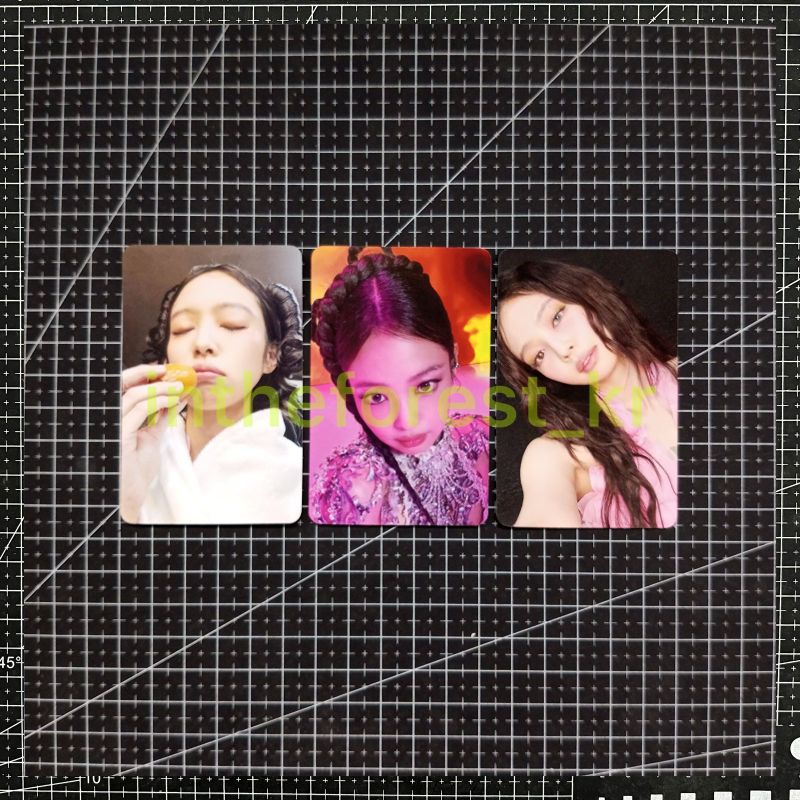 OFFICIAL PHOTOCARD JENNIE RUBY PC POB BENEFIT APPLEMUSIC