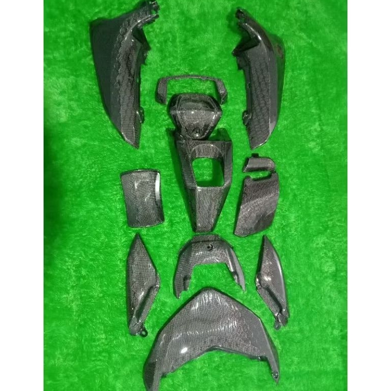 carbon new nmax paket carbon kevlar nmax new motif hexagon