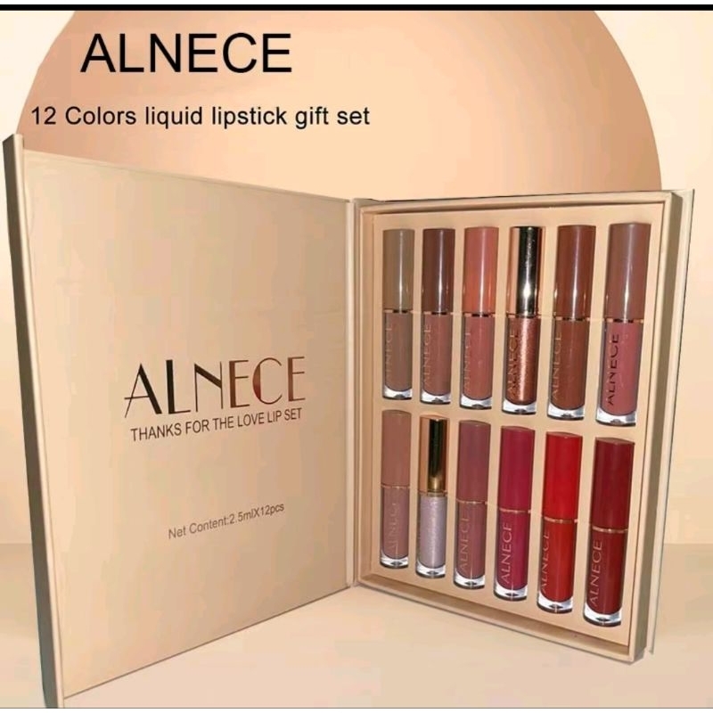 lipstik lip glece chocolate lipsmatte isi 12 murah grosir lipstik viral