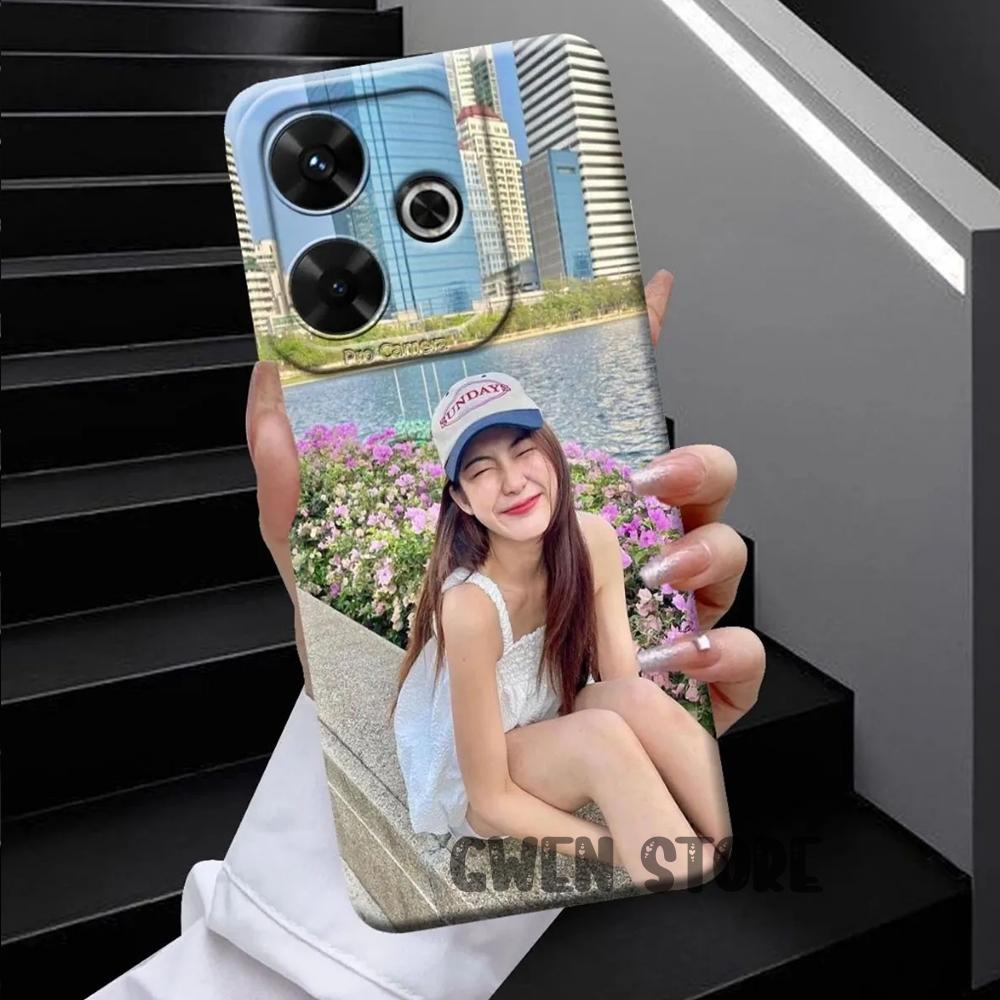 Case Pakai Foto sendiri Redmi 13 Cassing Hp bisa request foto custom