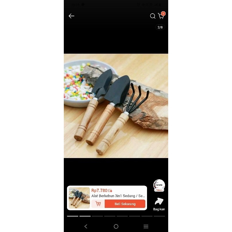 (1set) ALAT BERKEBUN sekop isi 3 ukuran medium sekop tanaman