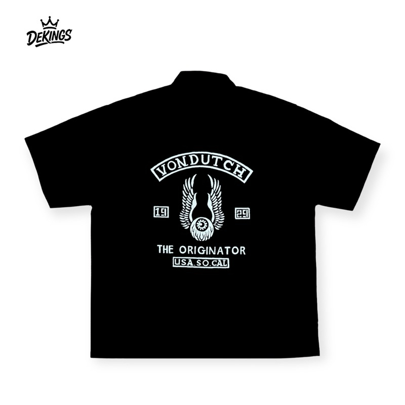 V0nDutch Workshirt Original 100% Diskon Boxy -VW-08