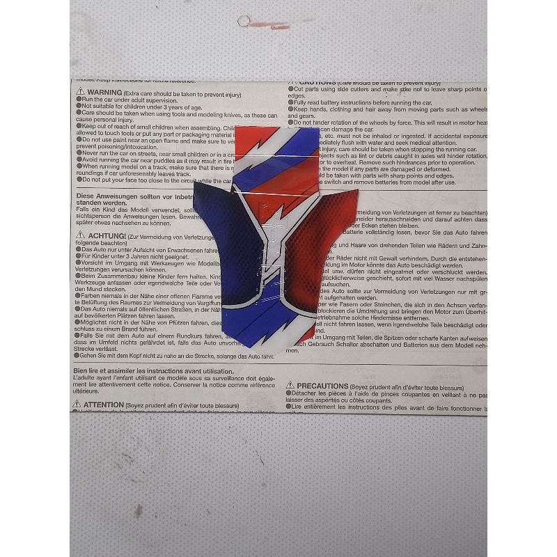 Tamiya Body Repaint Custom / Potongan Body Winning Bird