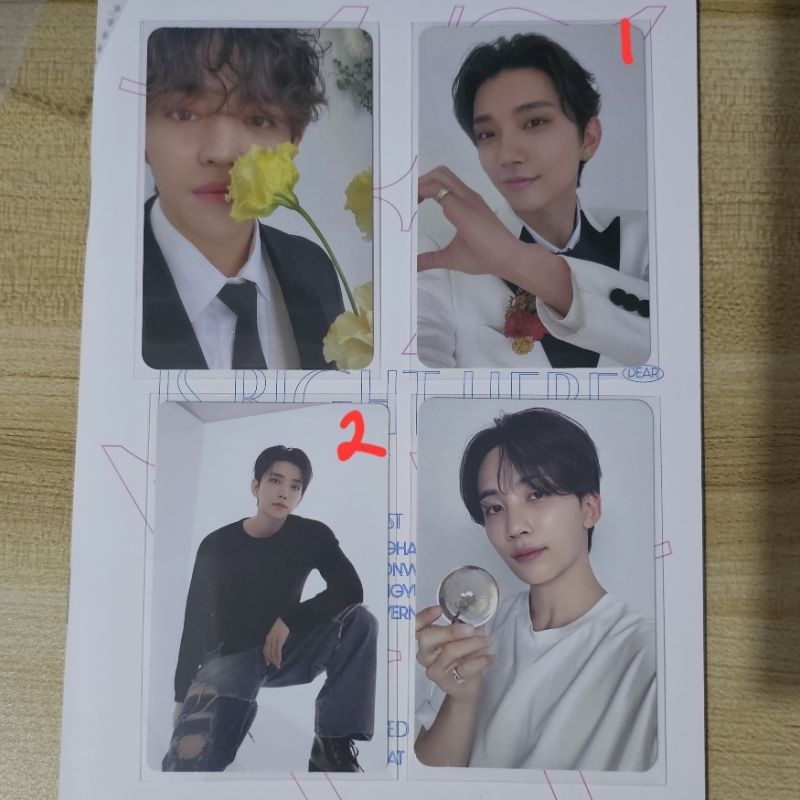 OFFICIAL PHOTOCARD/PC OFFICIAL seventeen scoups seungcheol jeonghan joshua jun the8 minghao