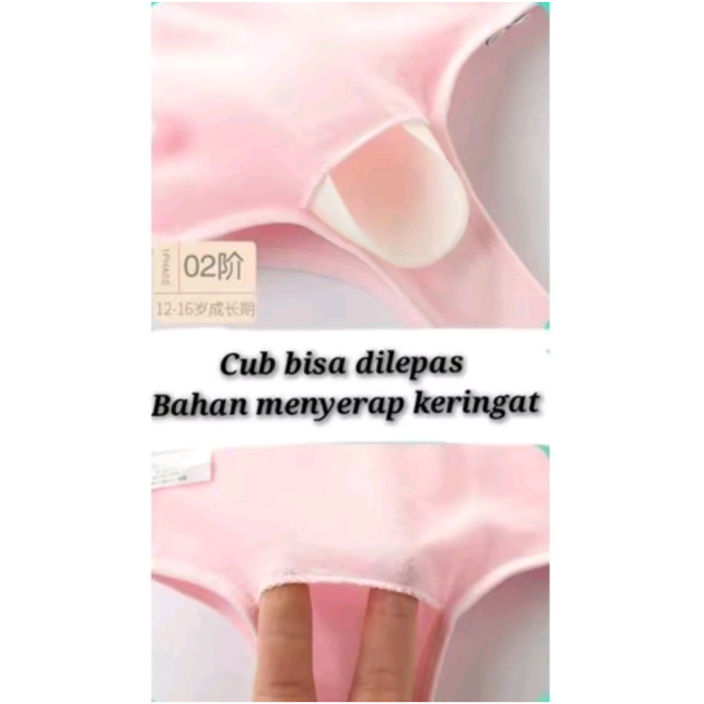 Grosir Miniset BH Anak Perempuan Remaja SD SMP Murah Adem Lembut Nyaman All Size | Bh Remaja Cewek