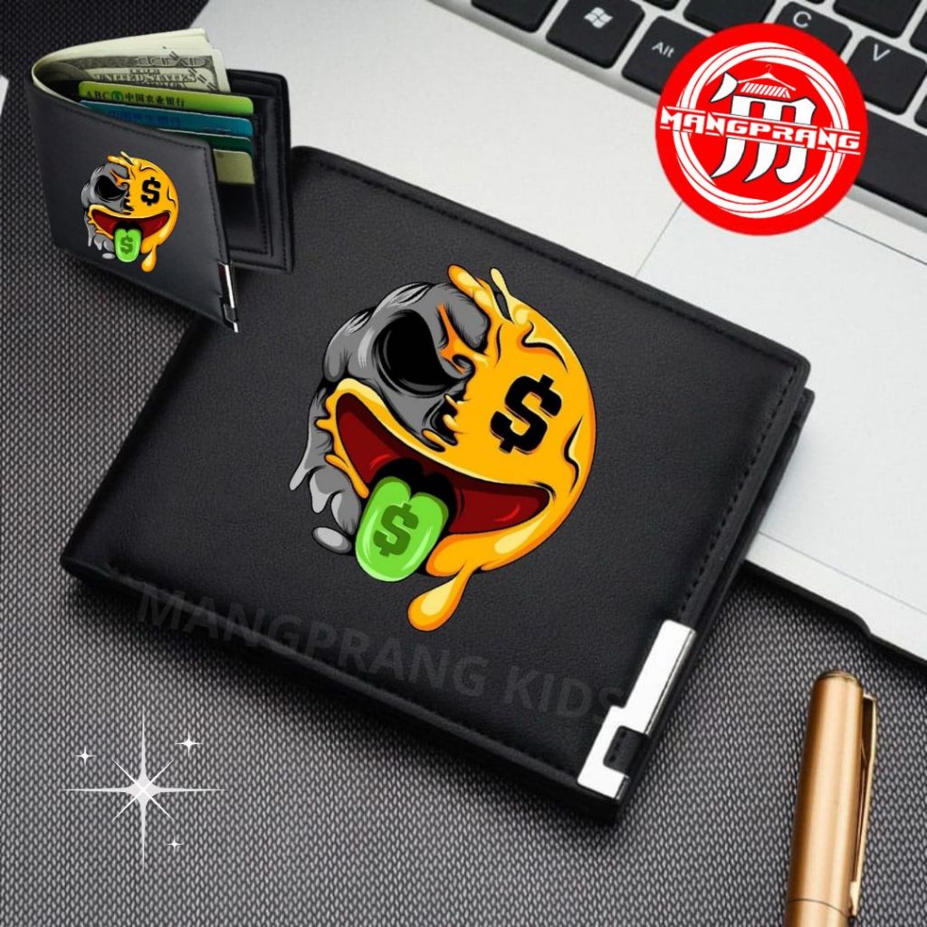 014-dompet lipat anak dan remaja kekinian bagus dilihat nyaman di celana dompet kulit sintetis
