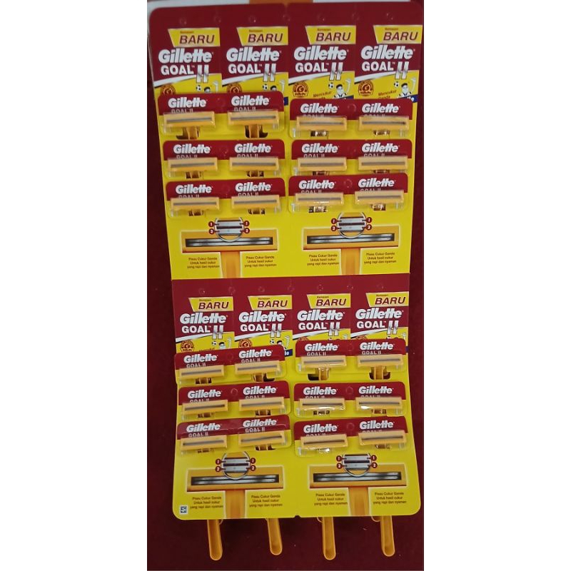 GILLETTE GOAL KUNING 24 PCS