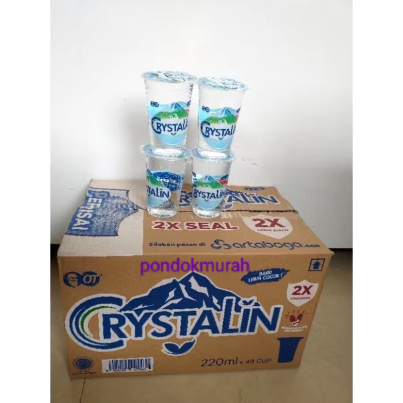 

Crystalin Cup 220ml 1 Dus Isi 48