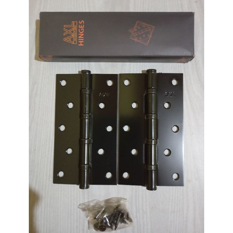 Engsel Pintu Engsel Tebal Pintu 5" Inch Hitam Merek Nishio Atau AXL