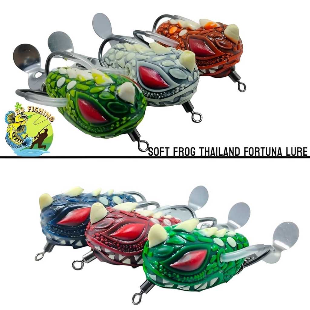 SOFT FROG THAILAND FORTUNA LURE UKURAN 4CM & 3,5CM