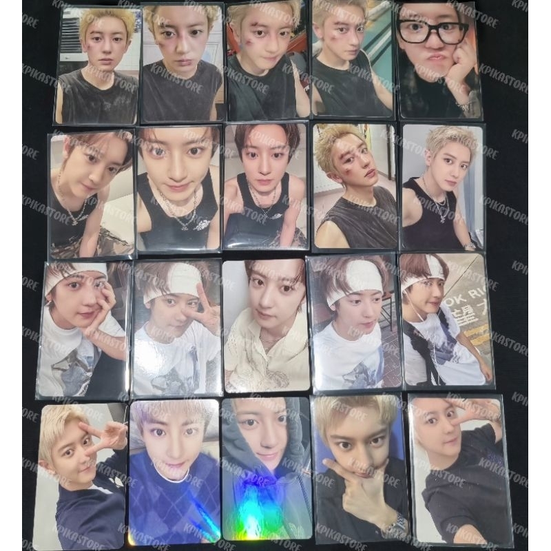 PHOTOCARD OFFICIAL EXO CHANYEOL BLACK OUT HALO DEK MEISSA EXIST QQ MUSIC BENNIE KUTANG LEKBONG BONYO
