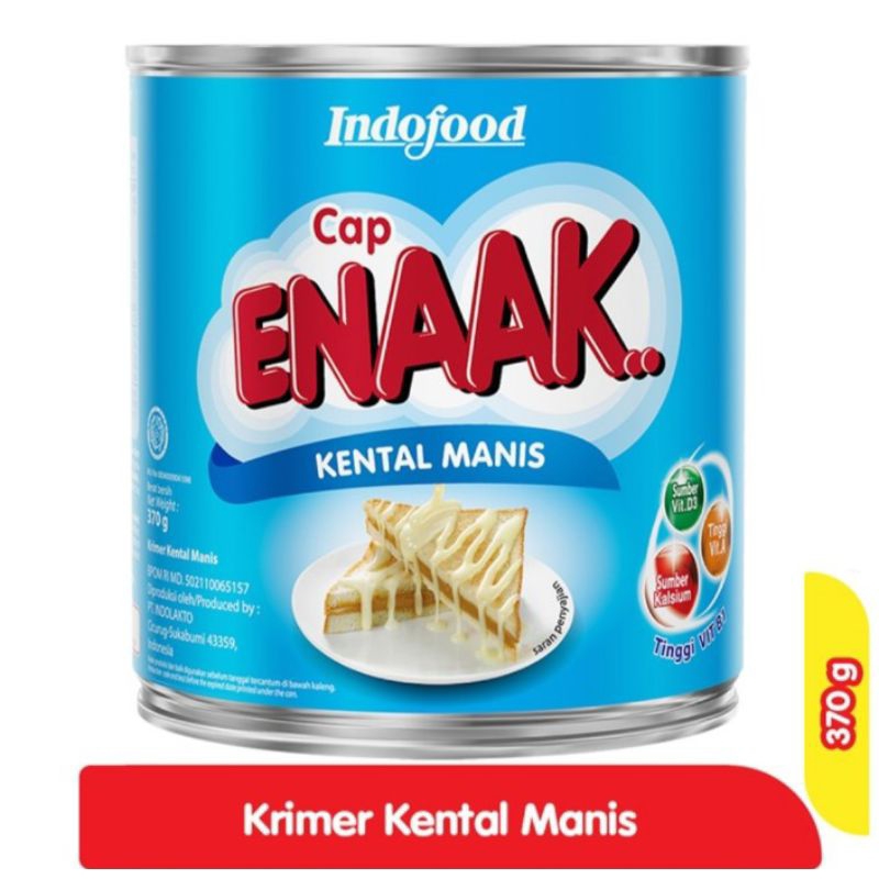 

Cap ENAAK Krimer Kental Manis Putih 370 g