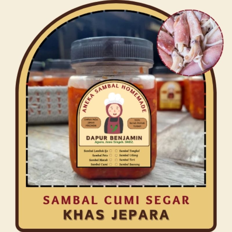 

SAMBAL CUMI KHAS JEPARA 150 GRAM
