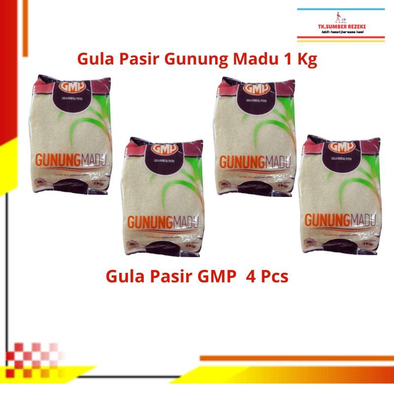 

[PAKET HEMAT ISI 4] Gula Pasir GMP Gunung Madu 1 Pcs PROMO MURAH / GMP Gula Pasir Gunung Madu 1 Pcs PROMO MURAH