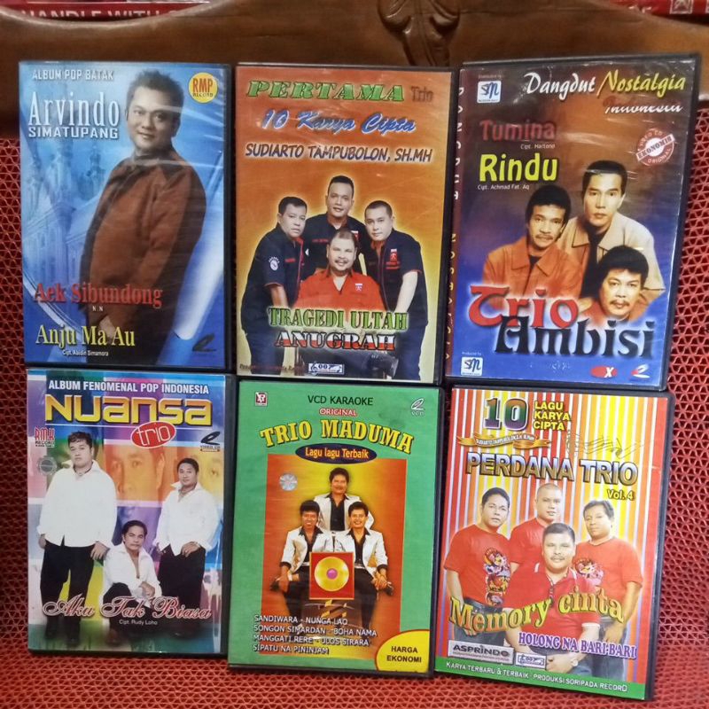 SALE SALE SALE VCD KARAOKE LAGU BATAK 100% ORIGINAL kondisi baru dan masih segel