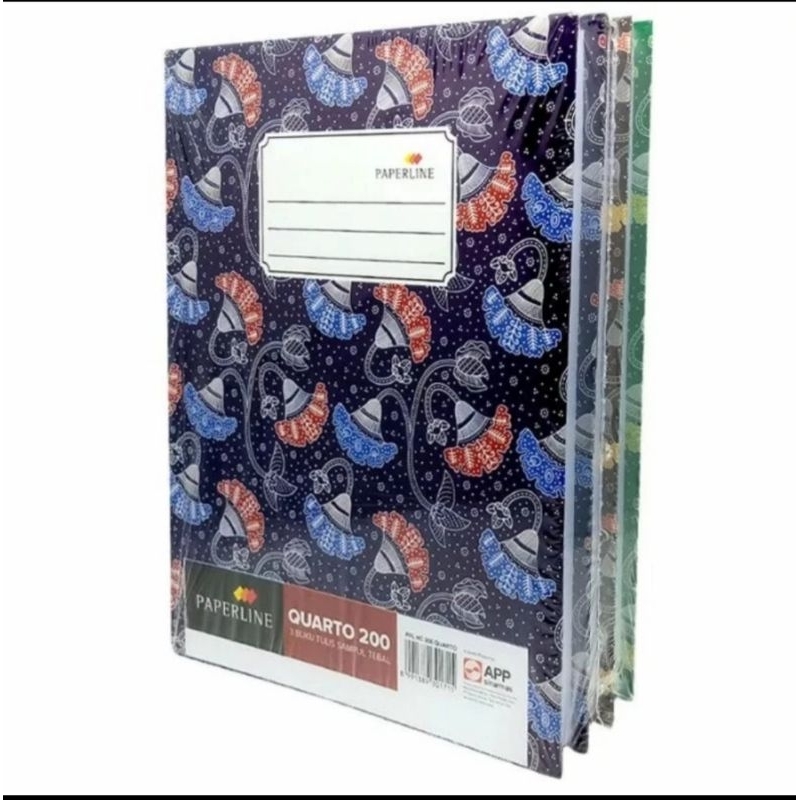 

Buku Hardcover Kwarto Paperline 200 Lembar
