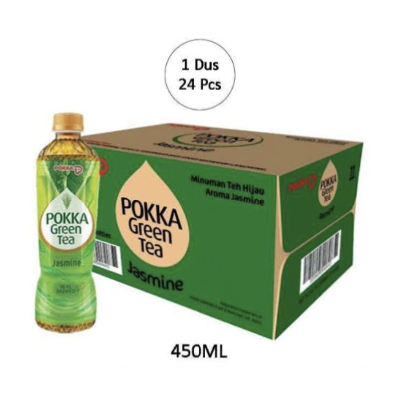 

Pokka Green Tea Jasmine 450 ml 1 Karton/Dus