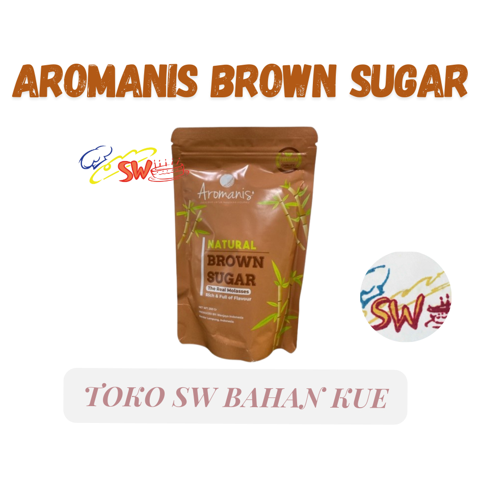 

AROMANIS NATURAL BROWN SUGAR 250 GR
