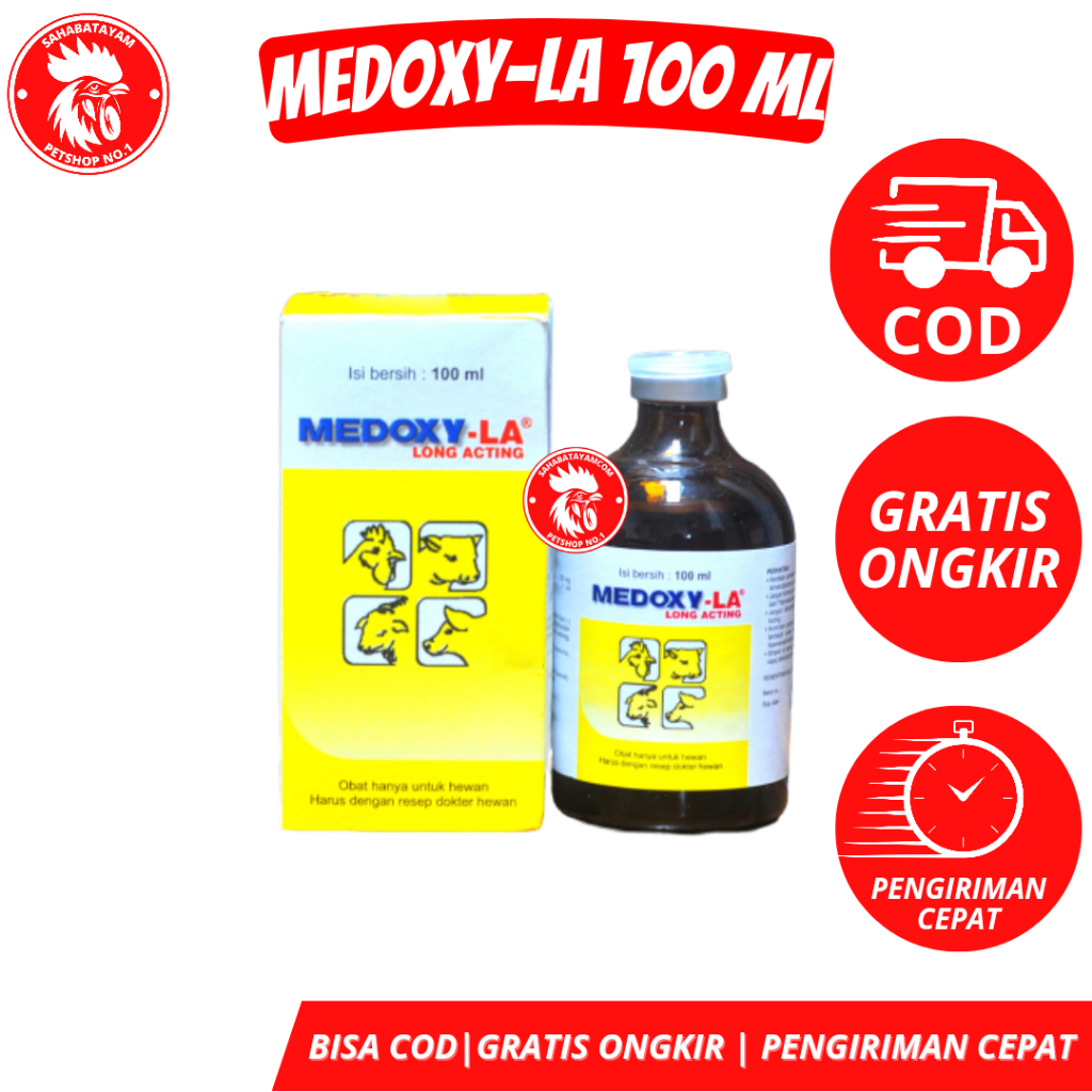 Medoxy-LA Obat Snot Unggas Ayam Mengobati Snot Ayam