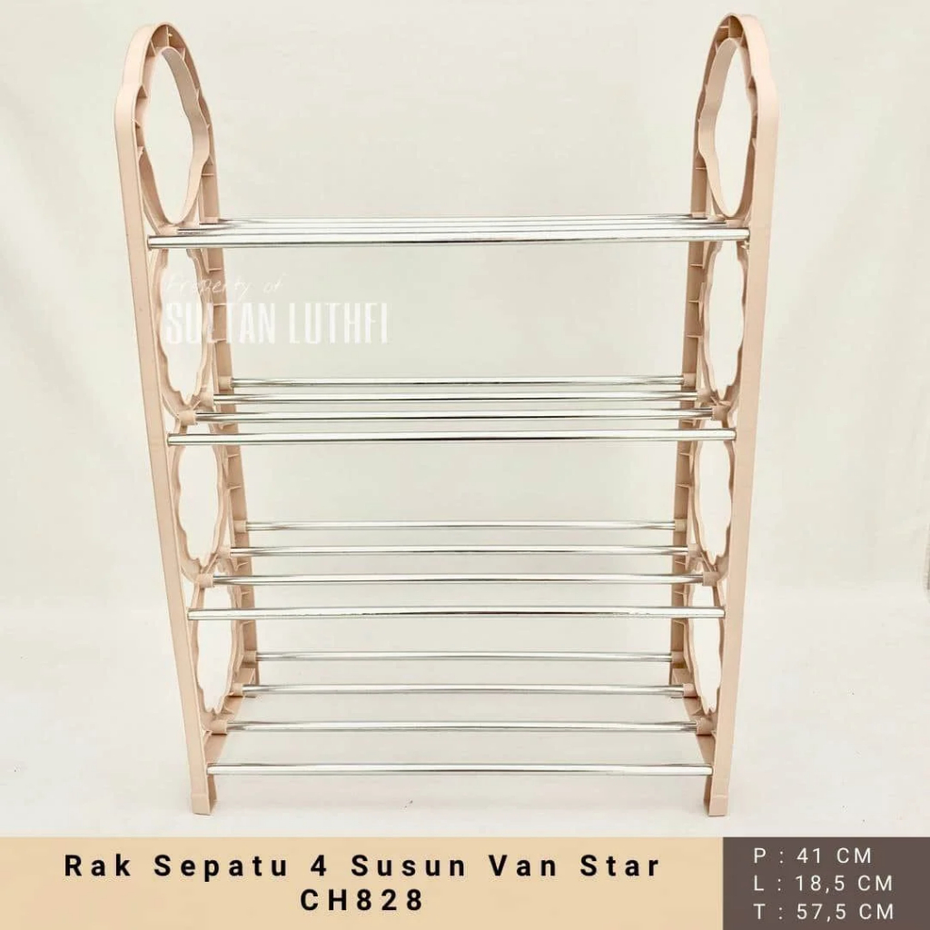 Rack Sepatu 4 Susun Van Star CH828