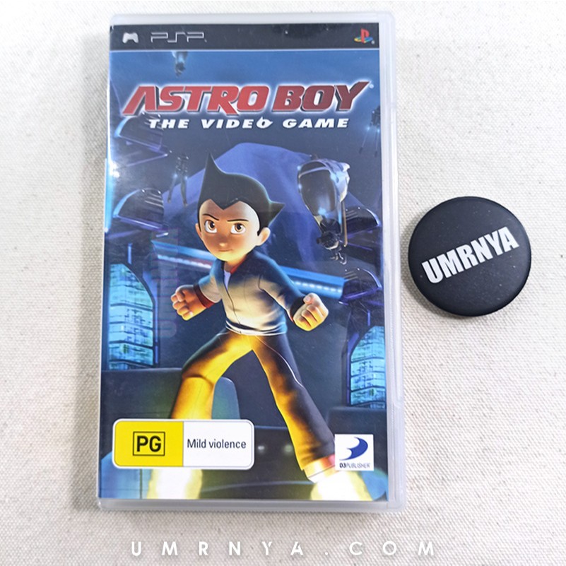 PSP UMD Kaset Astro Boy The Video Game CD Playstation Astroboy megaman PS Portable