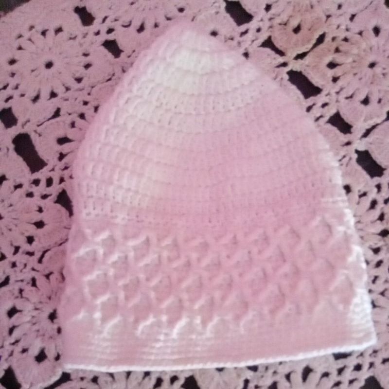 PECI RAJUTAN MOTIF MOZAIK HANDMADE