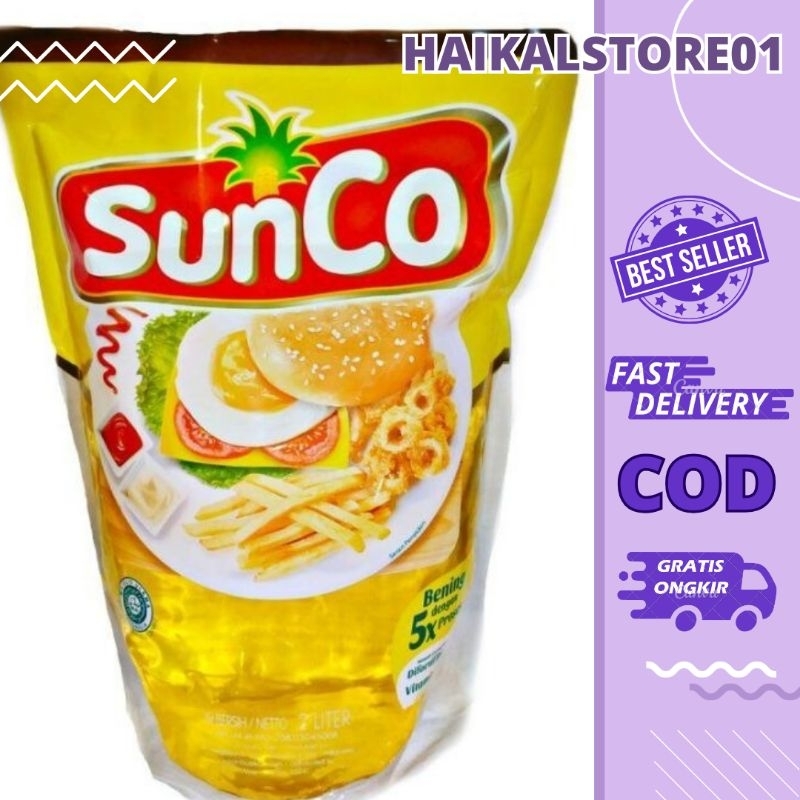 

SUNCO minyak goreng refil kemasan 2 liter (Terbaru Original)