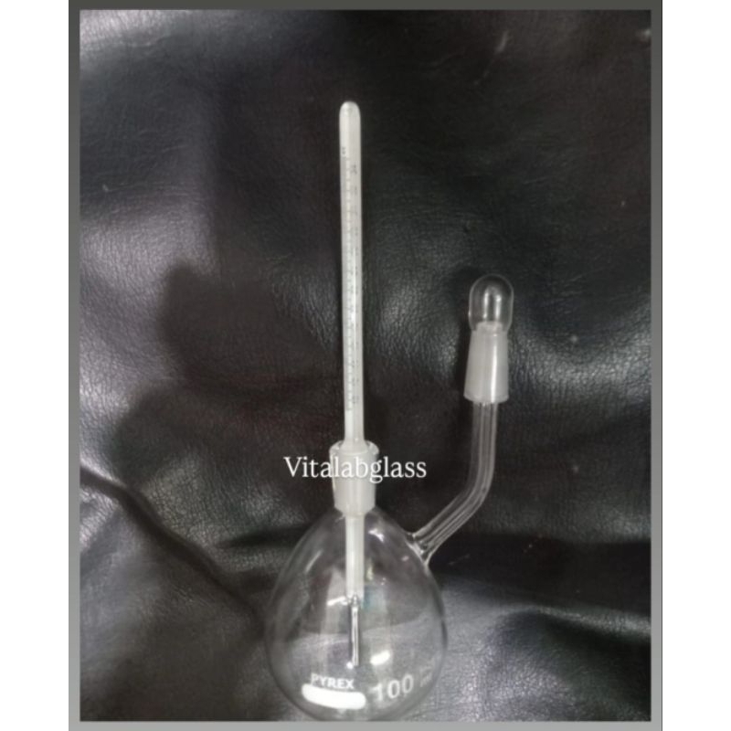 thermometer piknometer 100 ml pyrex