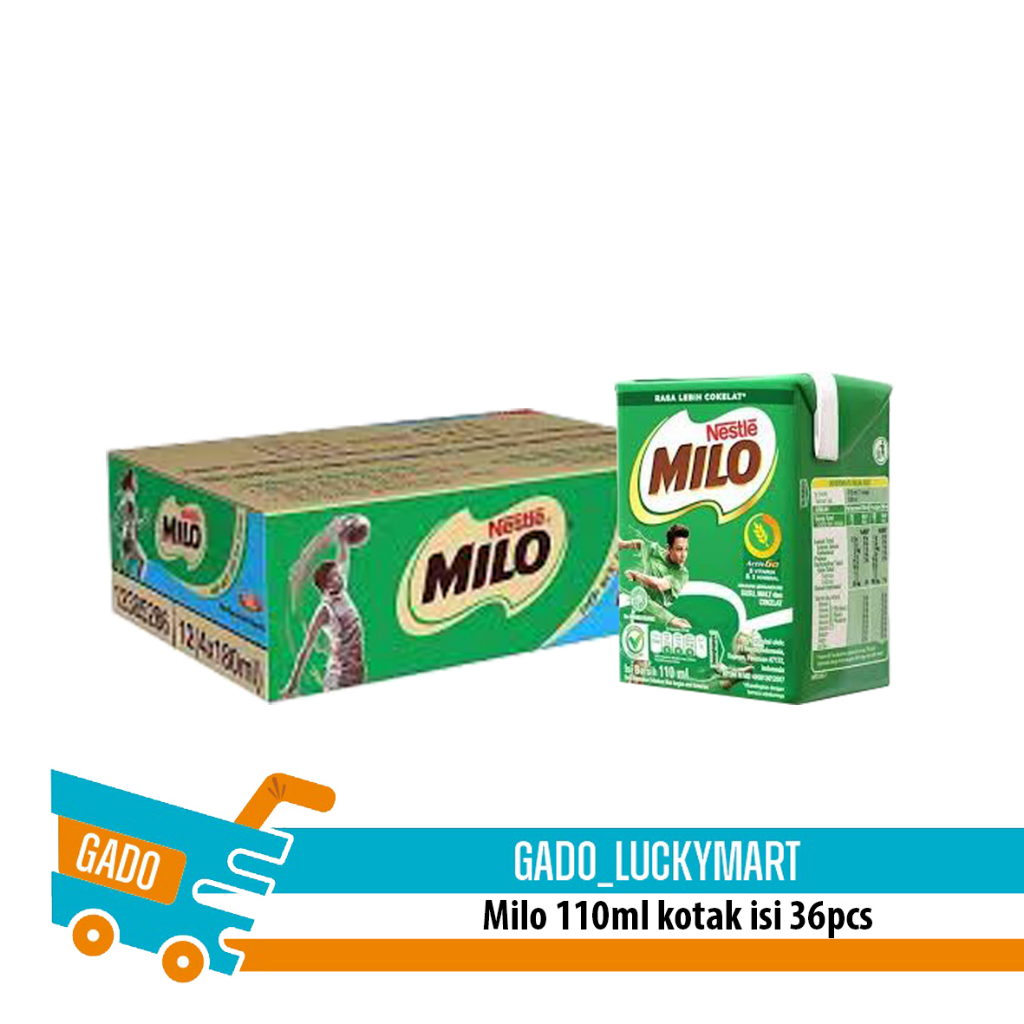 

Milo kotak 110ml dus/ susu milo coklat/susu uht coklat box karton