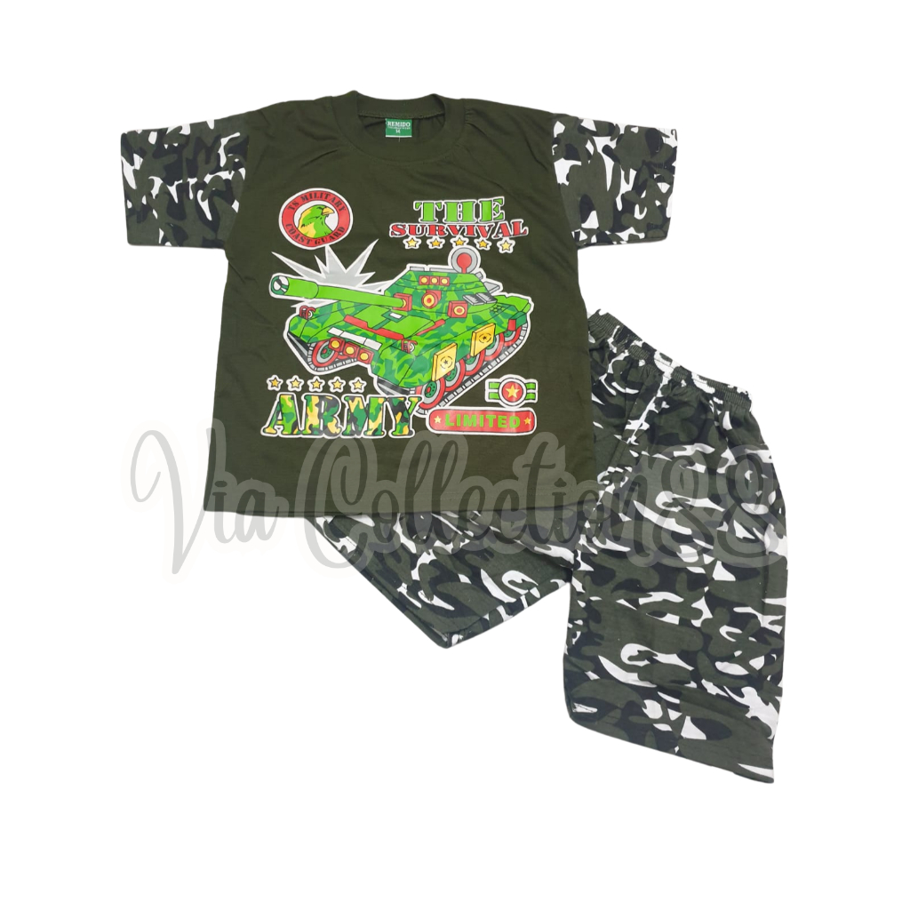 Setelan Baju Anak Laki Laki Army Terbaru Kostum Tentara Anak Laki Laki / Pakaian Anak Laki Laki Lore