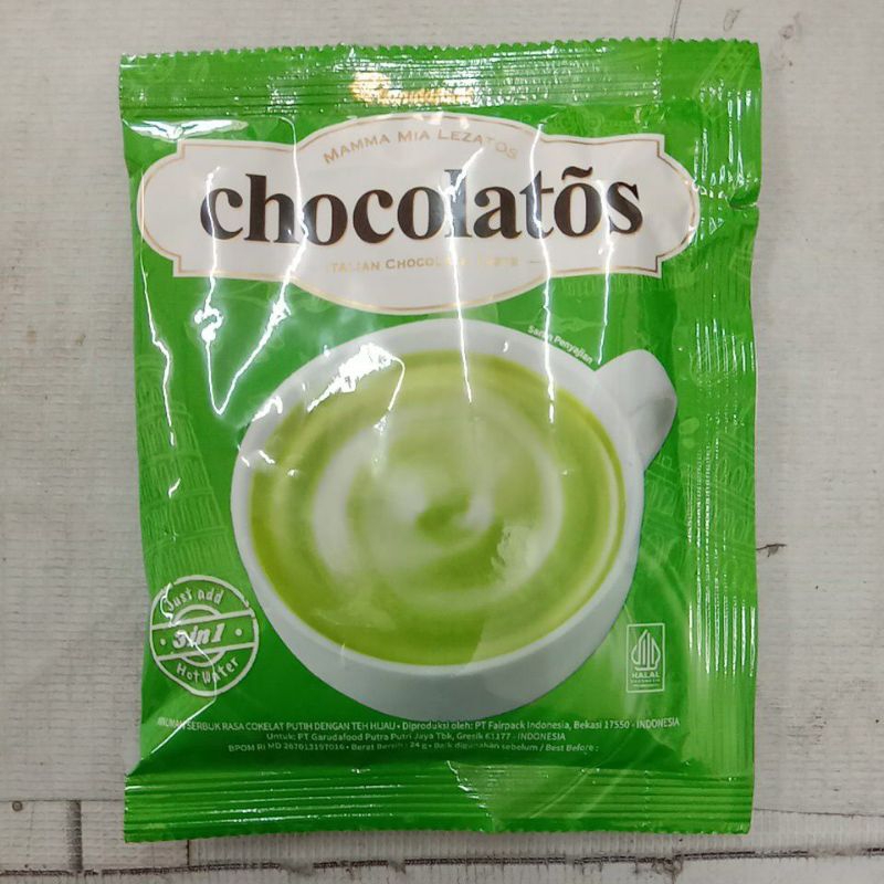 

Chocolatos Drink Matcha 24gr