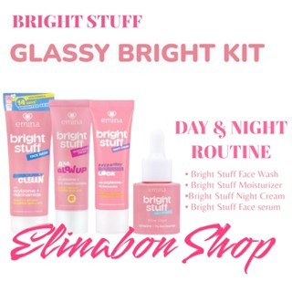 EMINA BRIGHT STUFF GLASSY BRIGHT KIT (Paket Skincare Remaja Glowing)