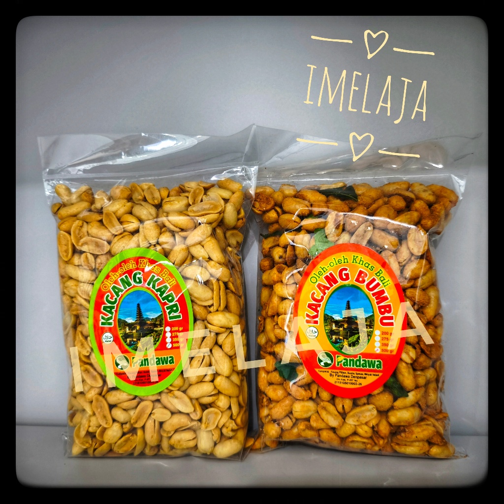 

Pandawa" Kacang Bali Paket (Kapri 500 Gr + Bumbu 500 Gr)