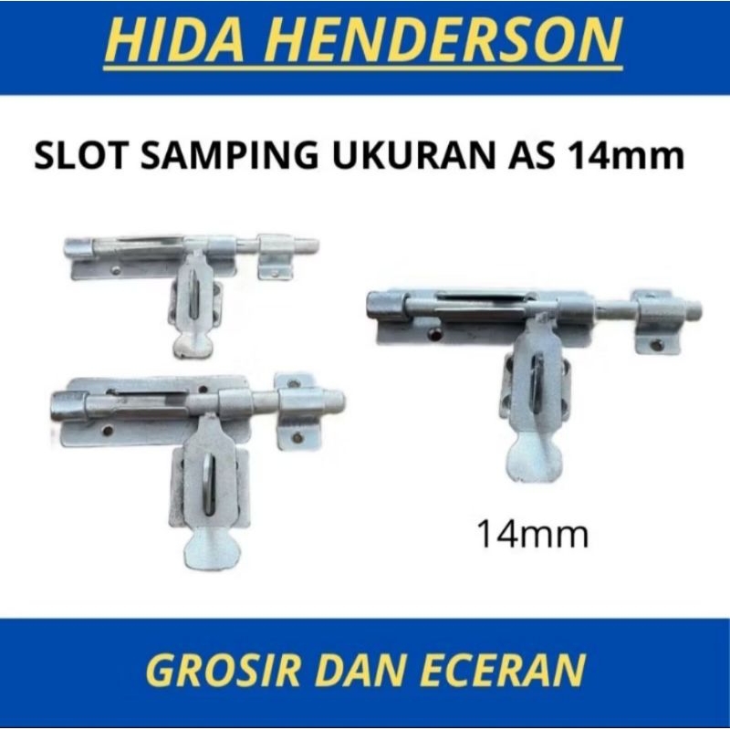 Slot pintu samping besar/Grendel besar Dan Kecil untuk pintu kayu dan besi