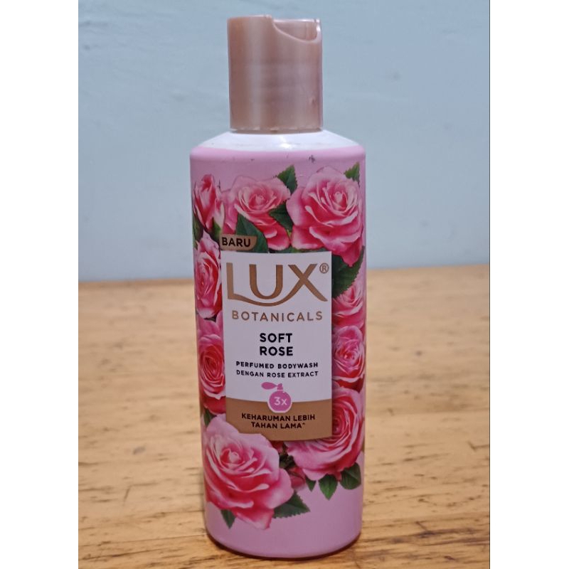LUX sabun mandi cair SOFT ROSE botol100ml